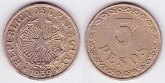 5 pesos 1939 Paraguay