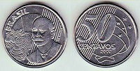 50 centavos 2002 Brésil