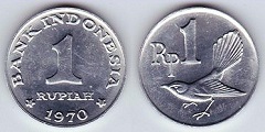 1 rupiah 1970 Indonésie