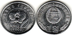 1 won 2002 Corée du Nord