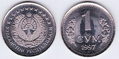 1 som 1997 Ouzbékistan 