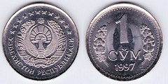 1 som 1997 Ouzbékistan