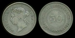 50 cents 1896 Malaisie 