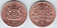 1 cent 1994 Singapour