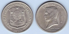 1 piso 1972 Philippines 