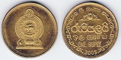1 rupee 2006 Sri Lanka 