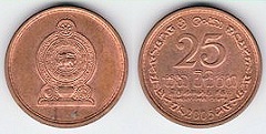 25 cents 2005 Sri Lanka 