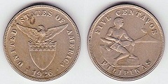 5 centavos 1926 Philippines 