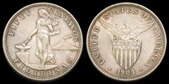 50 centavos 1903 Philippines 
