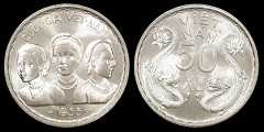 50 xu 1953 Vietnam