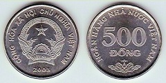 500 dong 2003 Vietnam