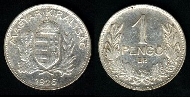 1 pengo 1926 Hongrie