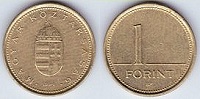 1 forint 2008 Hongrie
