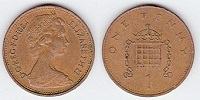 1 penny 1984 Grande Bretagne