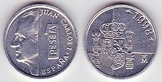 1 peseta 1998