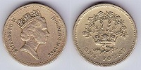 1 pound 1985 Grande Bretagne