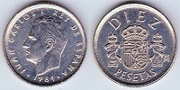 10 pesetas 1984 Espagne