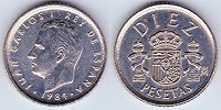 10 pesetas 1984 Espagne