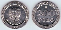 200 pesetas 1995 Espagne