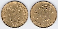 25 markkaa 1993 Finlande