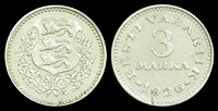 3 marka 1926 Estonie