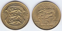 5 krooni 1994 Estonie