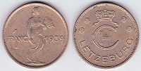 1 franc 1939 Luxembourg