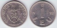 1 leu 1992 Moldavie