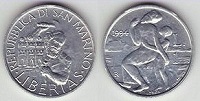1 lire 1994 Saint-Marin