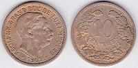 10 centimes 1901 Luxembourg