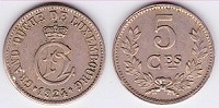5 centimes 1924 Luxembourg