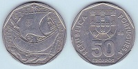 50 escudos 1986 Portugal