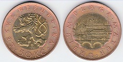 50 korun 1993 République Tchèque 