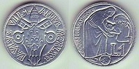 1 lira 1975 Vatican