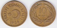 10 kurus 1956 Turquie