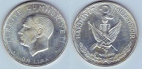 10 lira 1960 Turquie 