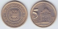 5 dinara 2000 Yougoslavie