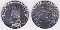 50 lire 1966 Vatican 
