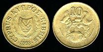10 cent 1933 Chypre