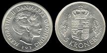 5 kroner 1981 Danemark