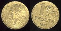 1 peseta 1937