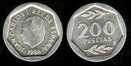 200 pesetas 1989 Espagne