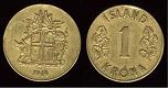 1 krona 1946 Islande
