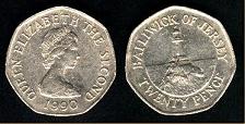 10 pence 1990 Jersey
