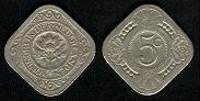 5 cents 1936 Pays-Bas