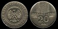 20 zlotych 1978 Pologne