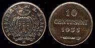 10 centesimi 1935 saint-Marin