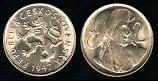 2 koruny 1922 Tchécoslovaquie