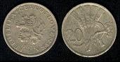 20 haleru 1921 Tchécoslovaquie