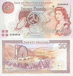 billet 20 pounds 2000 Ile de Man